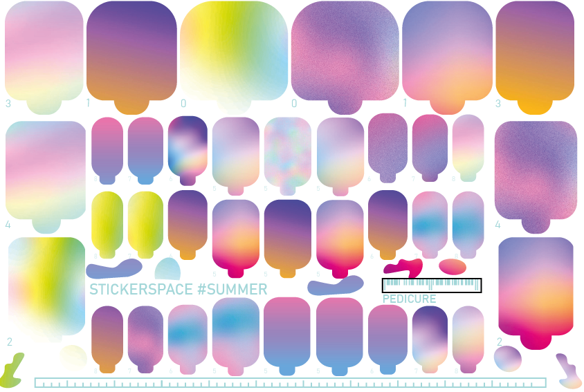 Nail wrap "Summer"