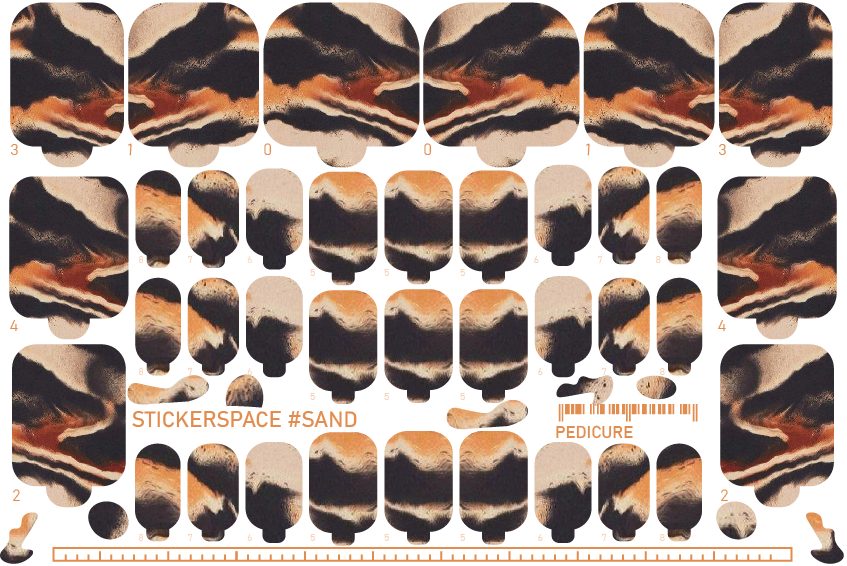 Nail wrap "Sand"