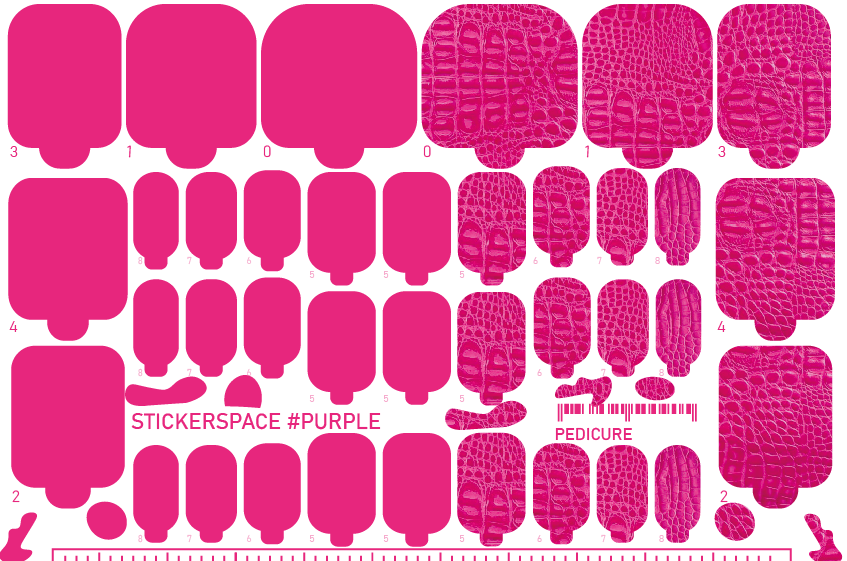 Nail wrap "Purple"