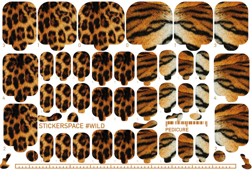 Nail wrap "Wild"