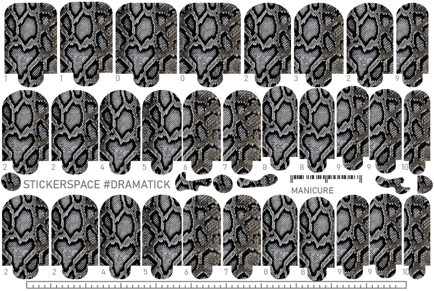 Nail wrap "Dramatic"