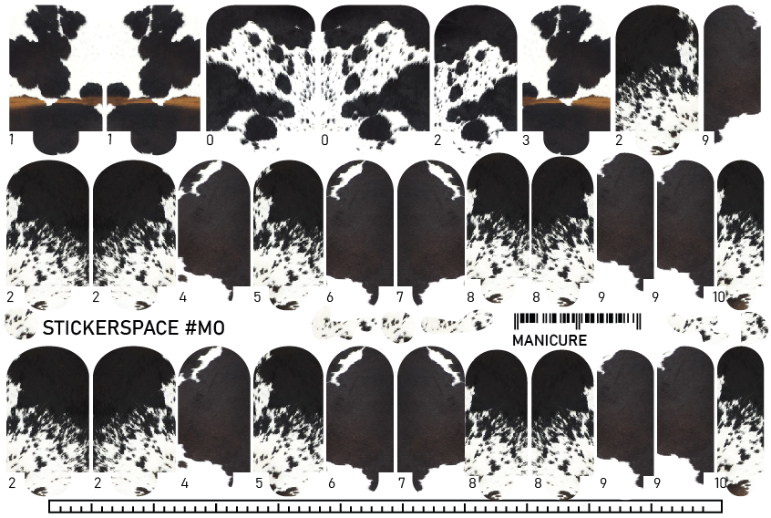 Manicure nail wrap "Mo"