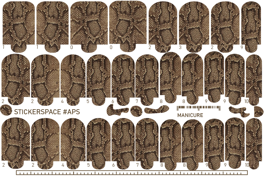 Manicure nail wrap "Aps"