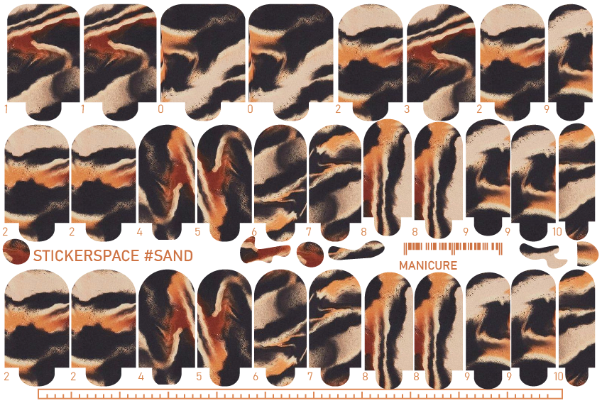 Nail wrap "Sand"
