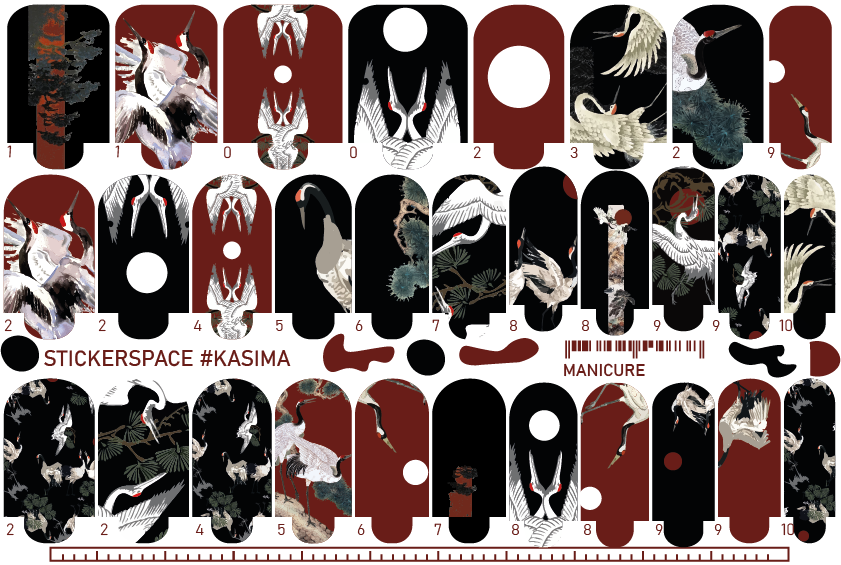 Nail wrap "Kasima"