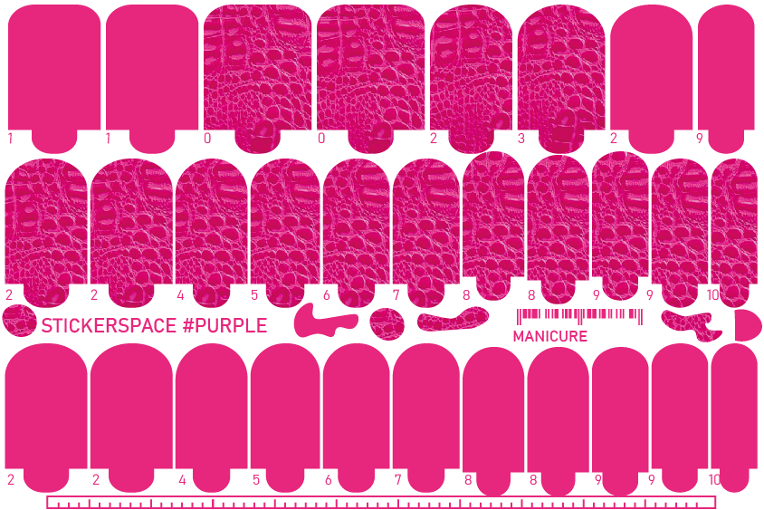 Nail wrap "Purple"