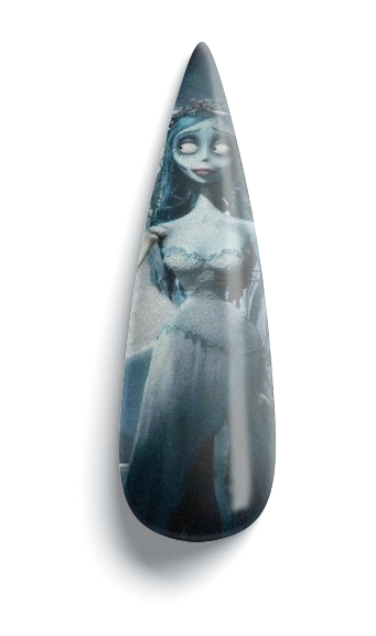 Nail wrap "Corpse Bride XL"