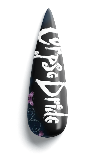 Nail wrap "Corpse Bride XL"