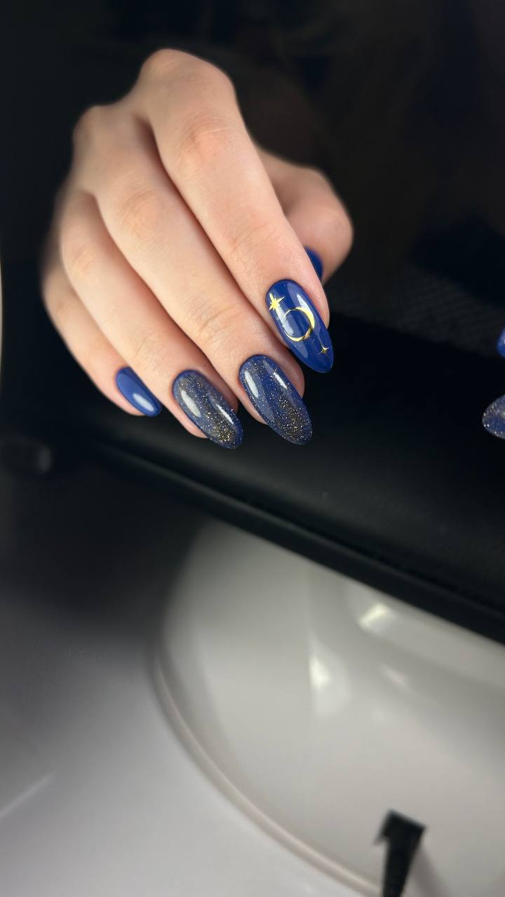 Стікери для нігтів "Live Fast" Срібні|Золоті