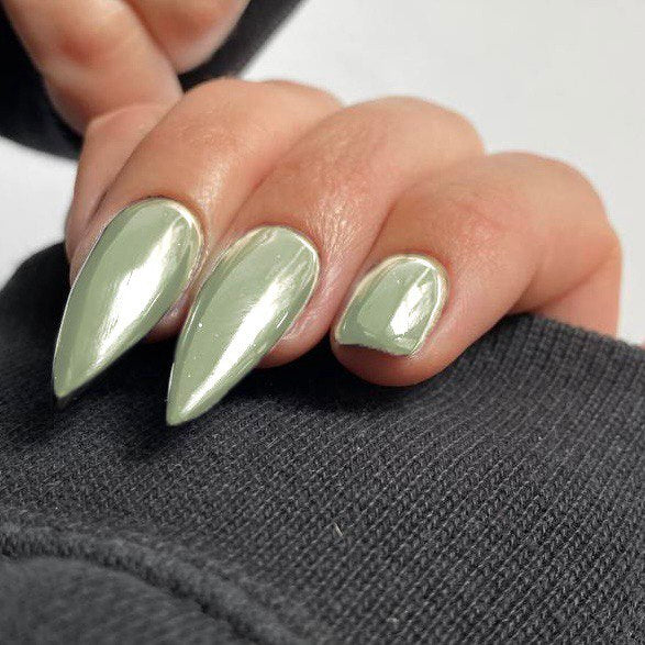 Nail wraps mini Pastel Green S-00027