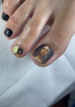Nail wrap "Leonardo da Vinci"