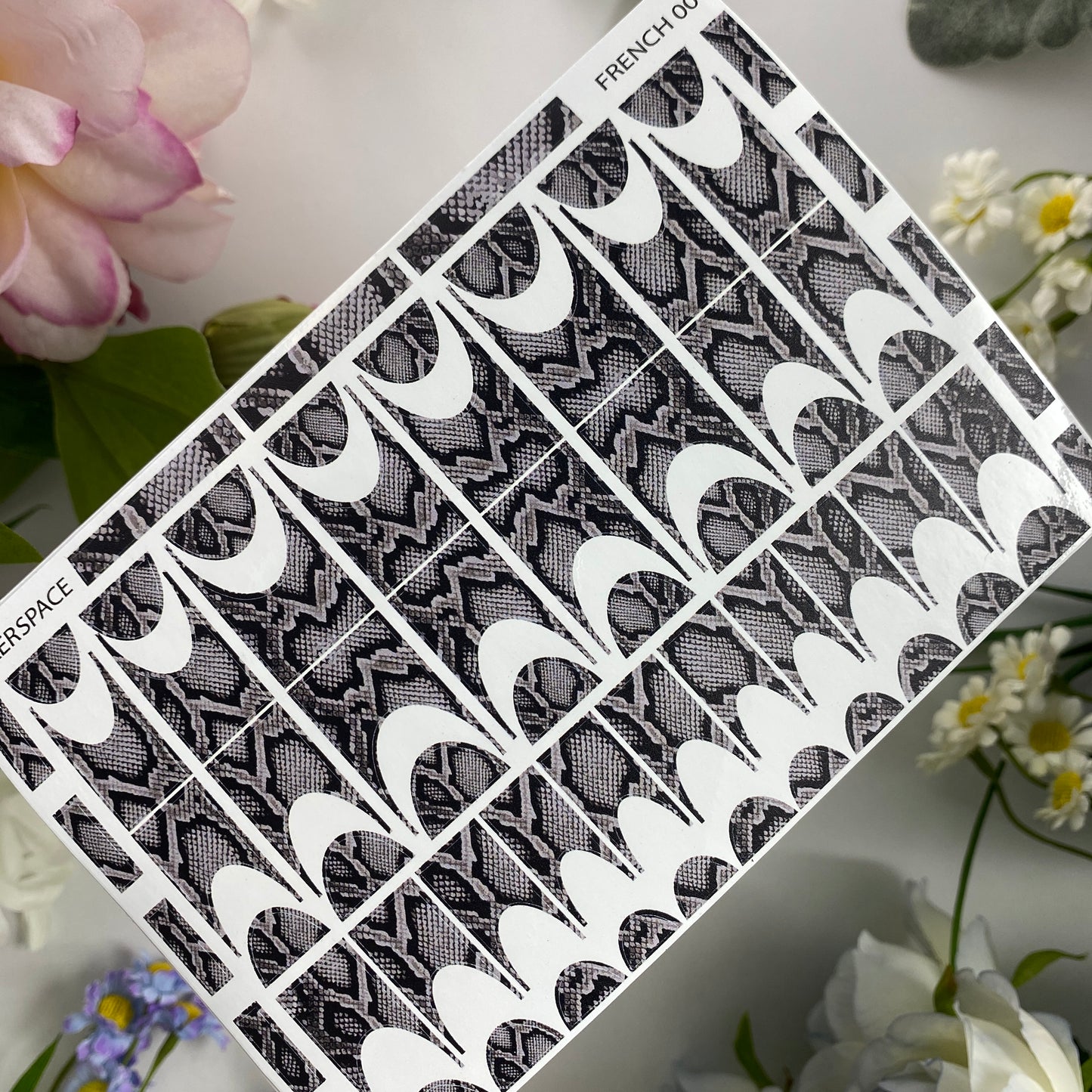 Nail wrap French 00001