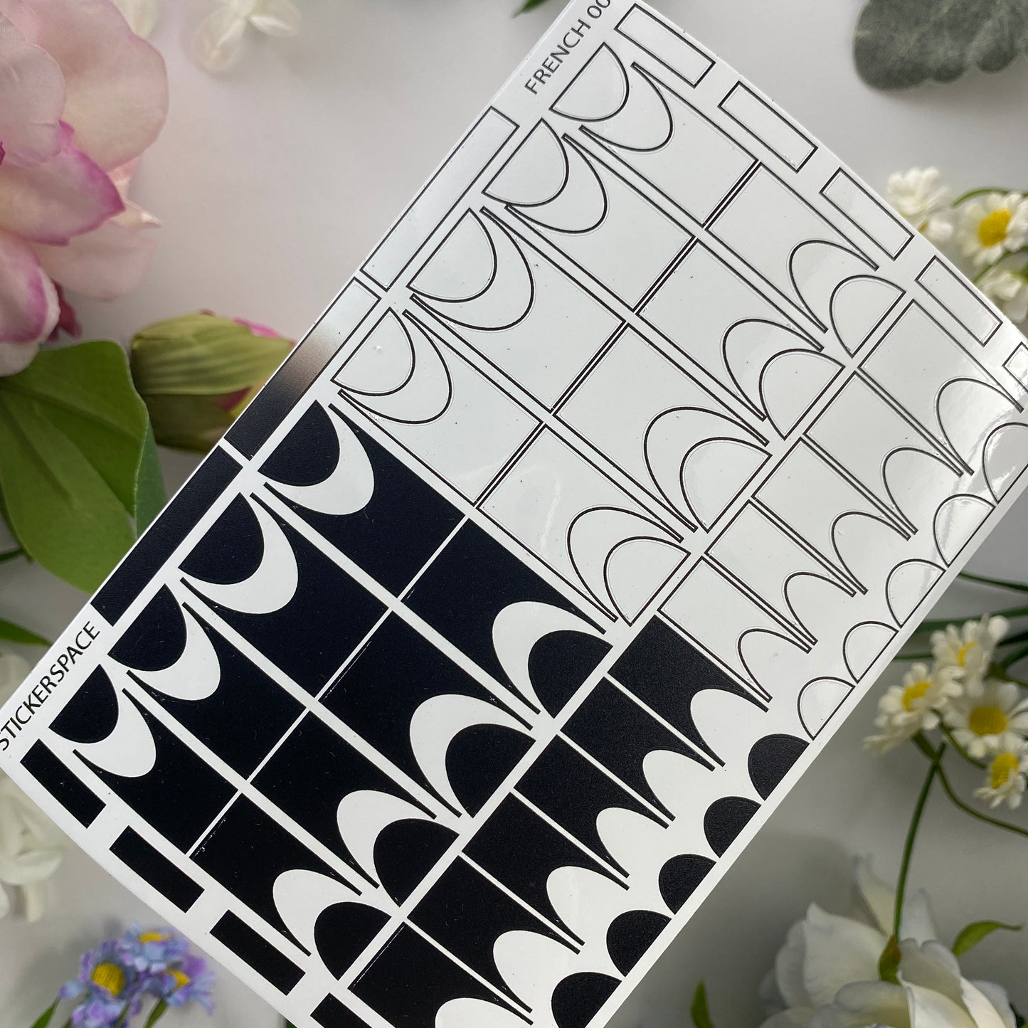 Nail wrap French 00006