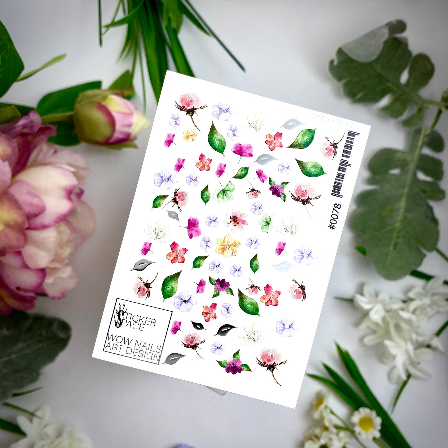 Комбіновані слайдери для нігтів - 0078