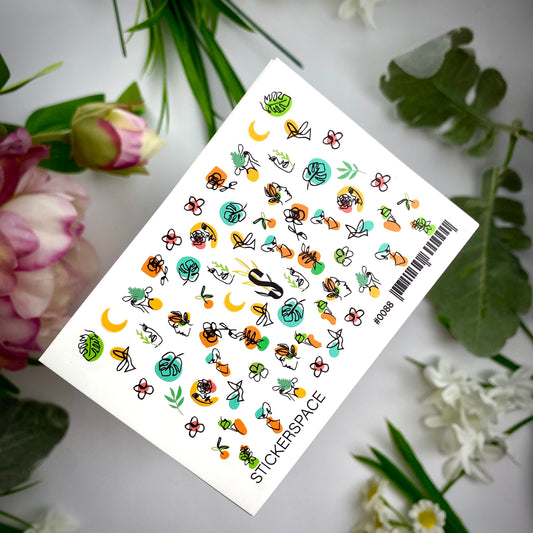 Слайдери для нігтів - 0088