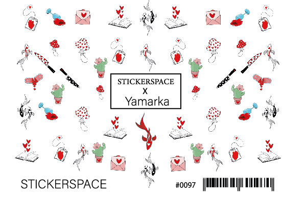 Слайдери для нігтів - 0097