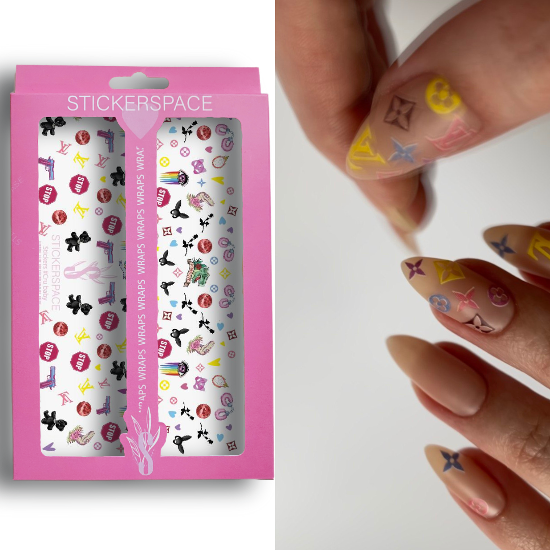 Nail stickers "Cry Baby"