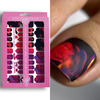 Nail pedicure wrap "Sunset"