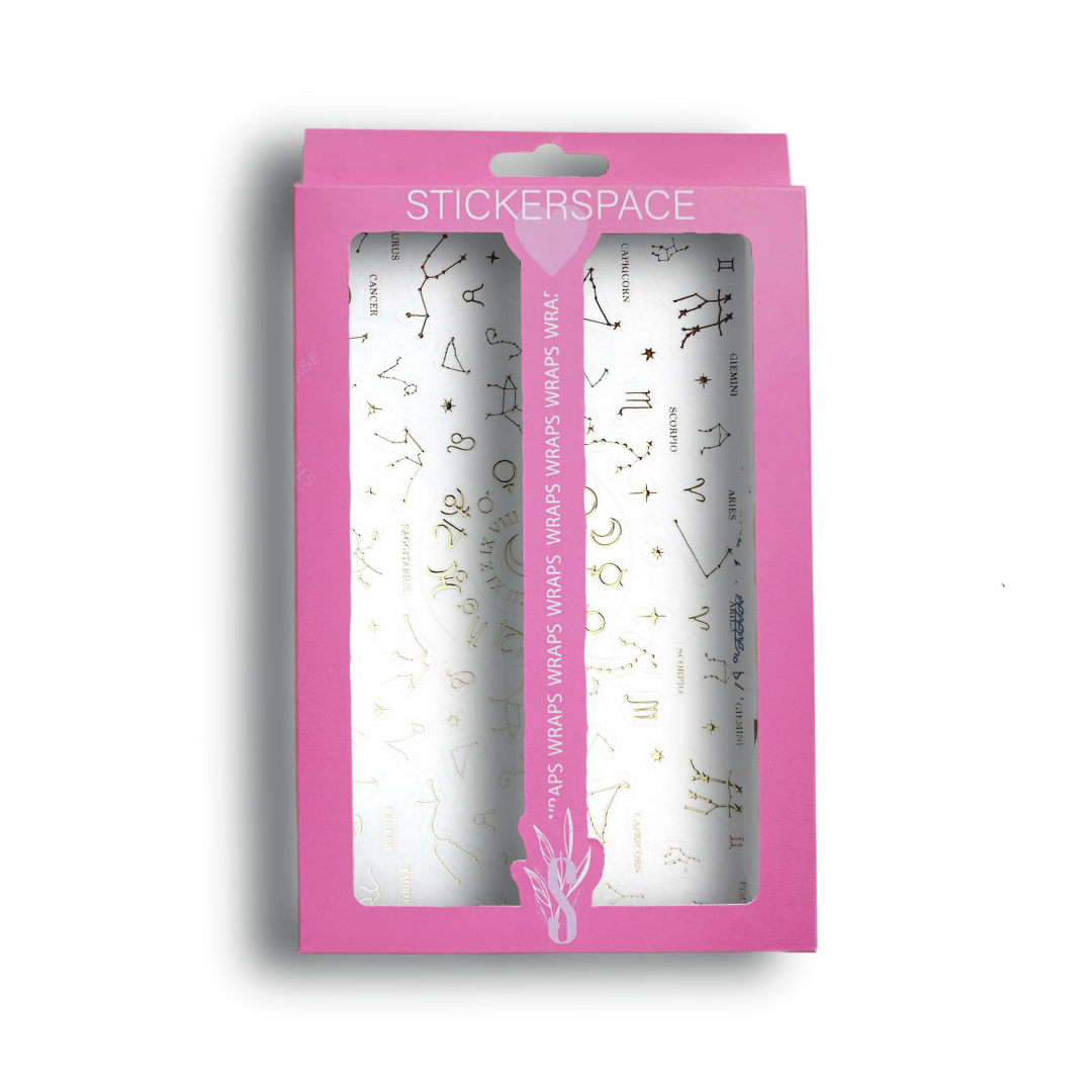 Стікери для нігтів "Zodiac" Срібло|Золото