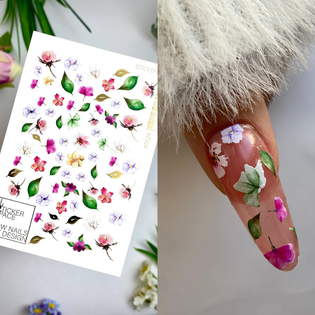 Комбіновані слайдери для нігтів - 0029