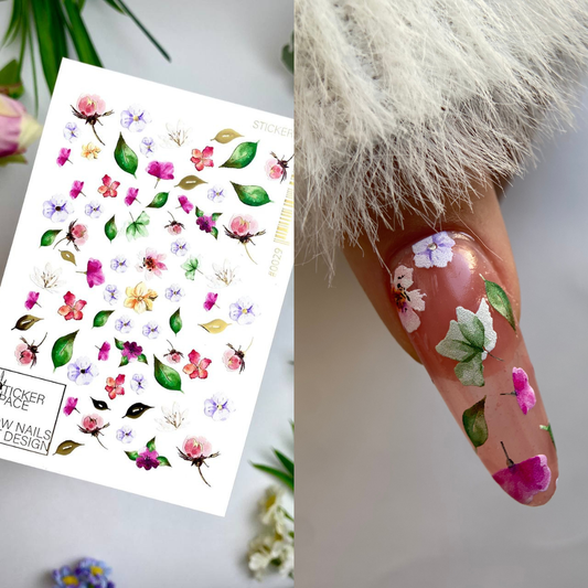 Комбіновані слайдери для нігтів - 0029