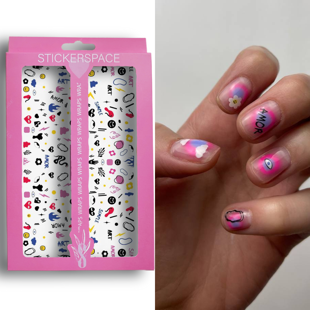 Стікери для нігтів "Simple"