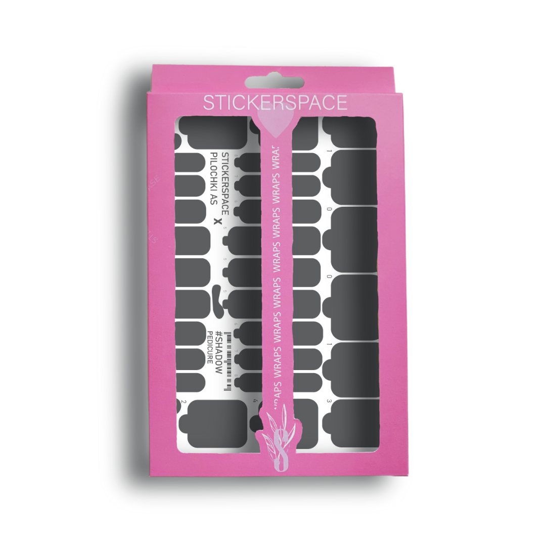 Nail pedicure wrap "Shadow"