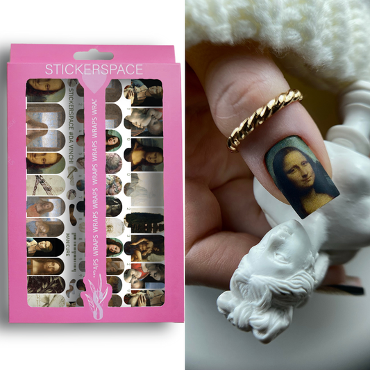 Nail wrap "Leonardo da Vinci"