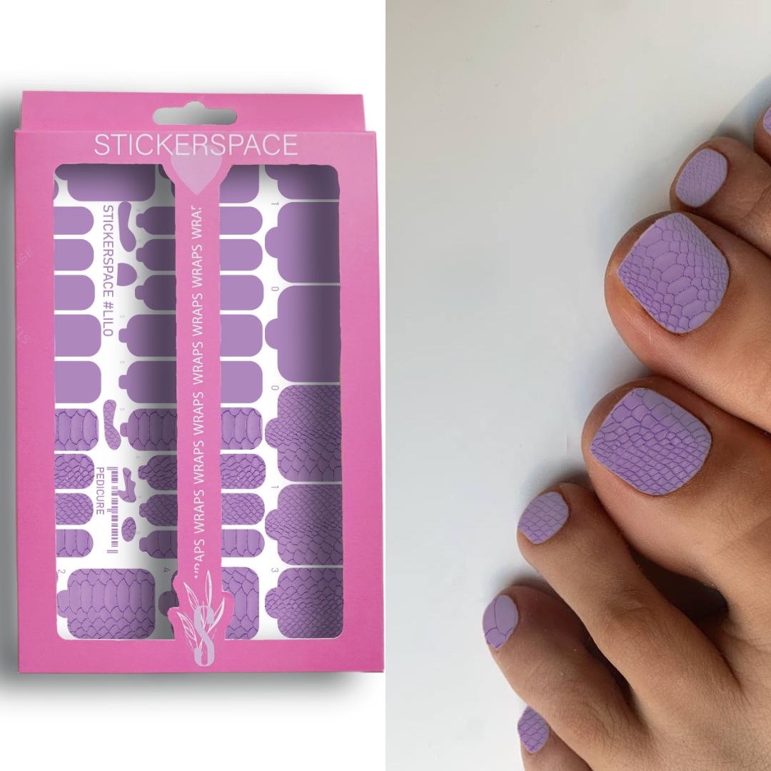 Nail pedicure wrap "Lilo"