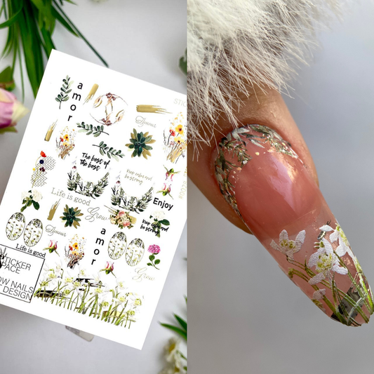 Комбіновані слайдери для нігтів - 0028