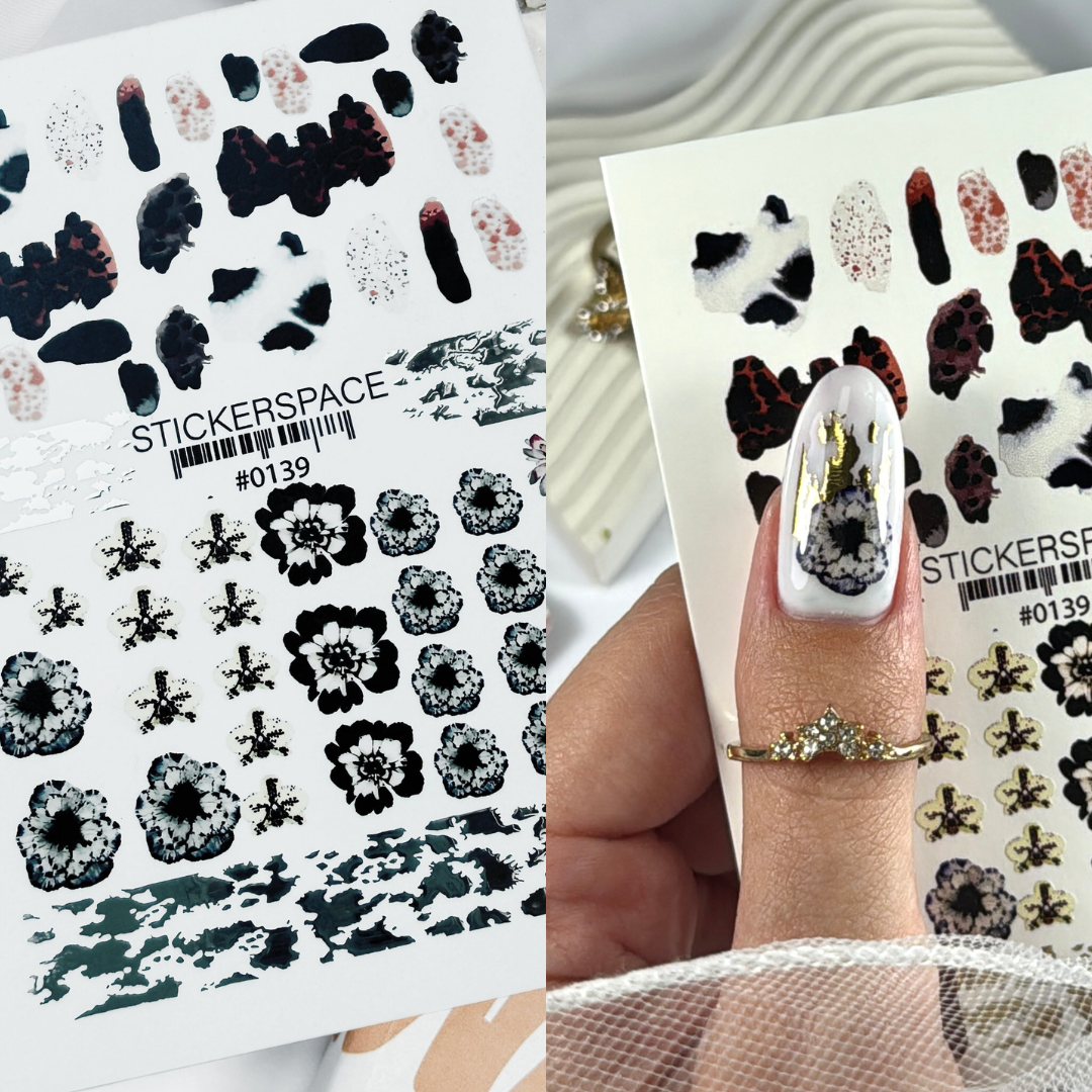 Комбіновані слайдери для нігтів - 0139