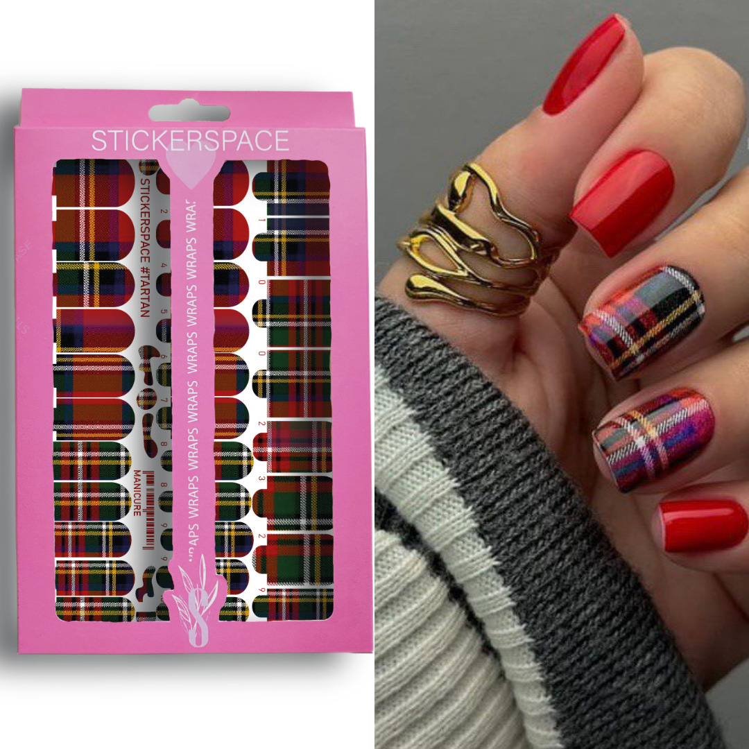 Плівки манікюр "Tartan"