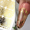 Gold Foil Nail sliders - 0010