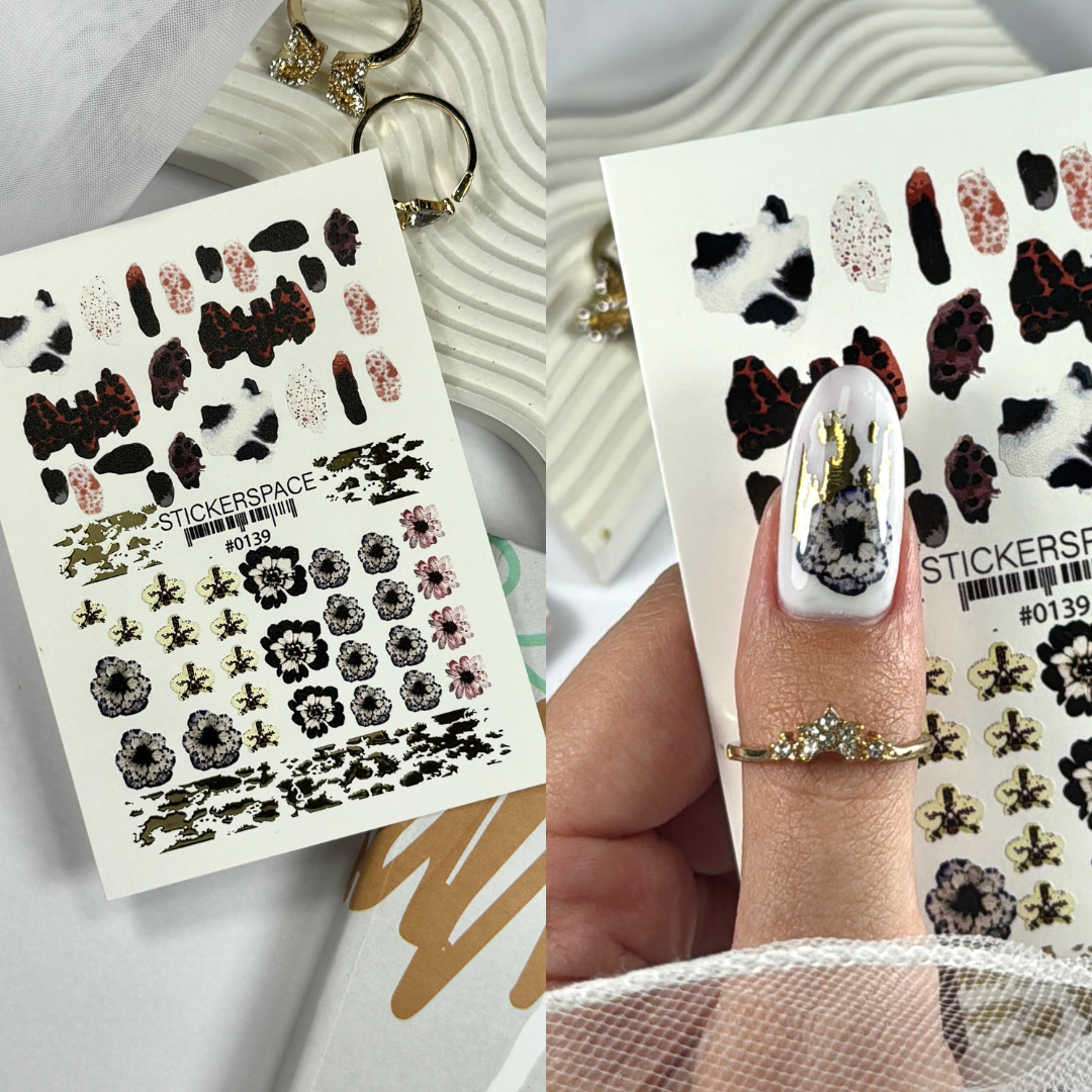 Комбіновані слайдери для нігтів - 0193