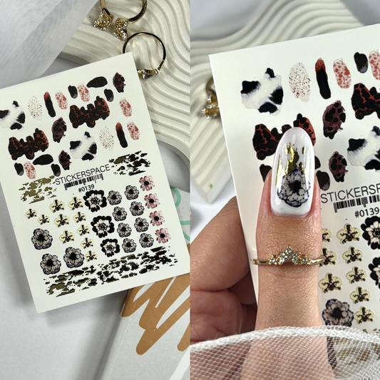 Комбіновані слайдери для нігтів - 0193