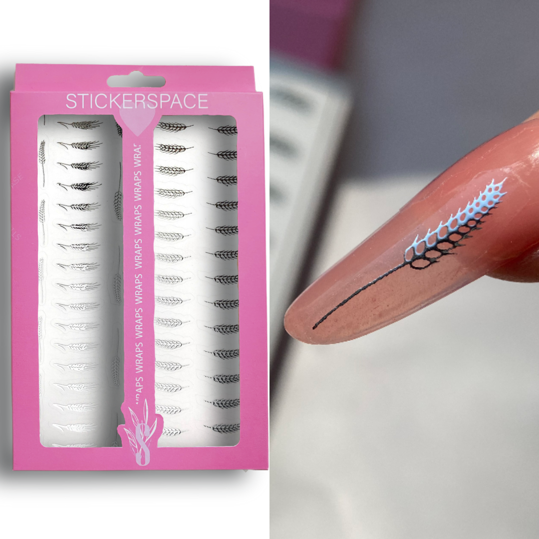 Стікери для нігтів "Kolos" Срібло|Золото