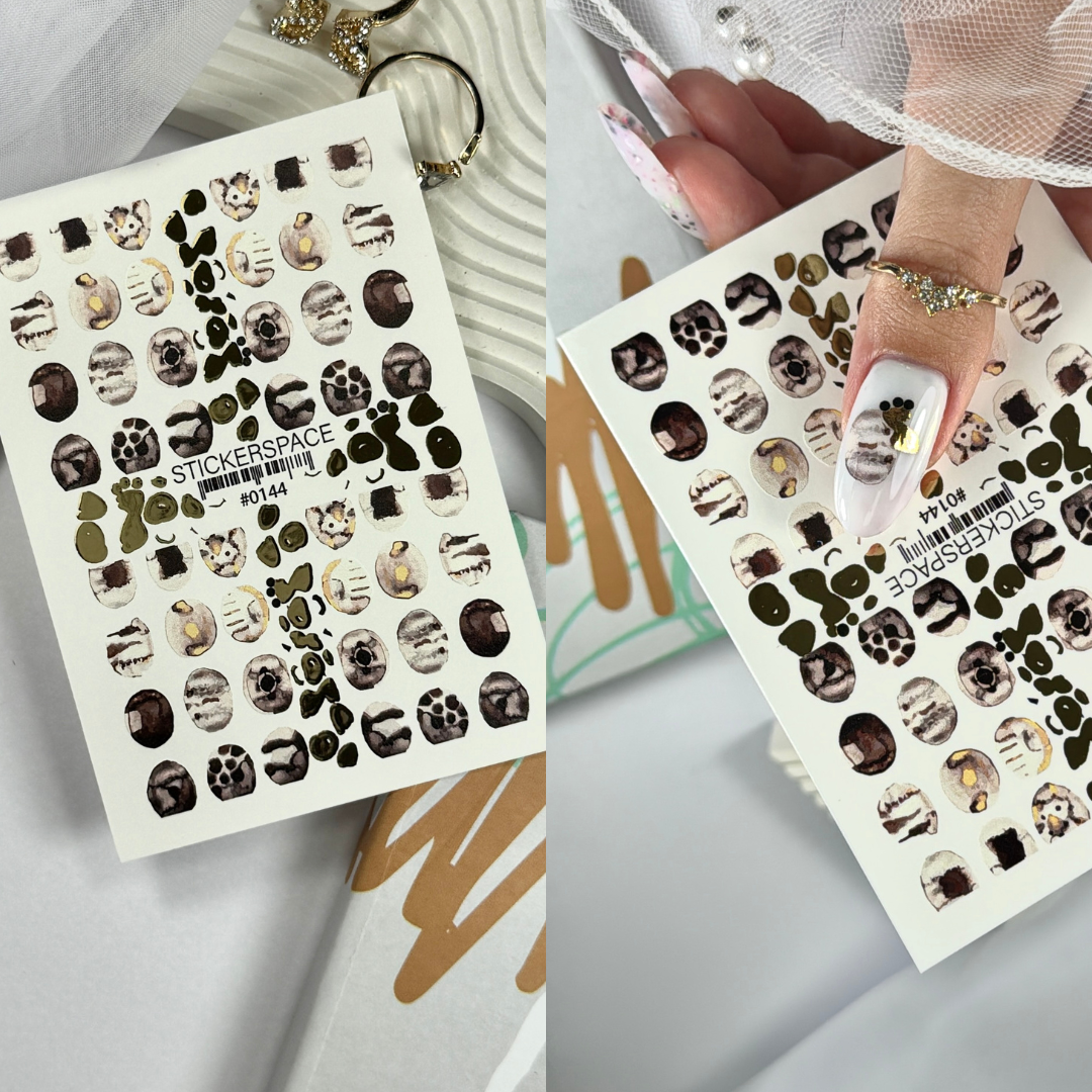 Комбіновані слайдери для нігтів - 0198