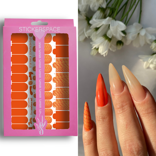 Nail wrap "Tangelo"