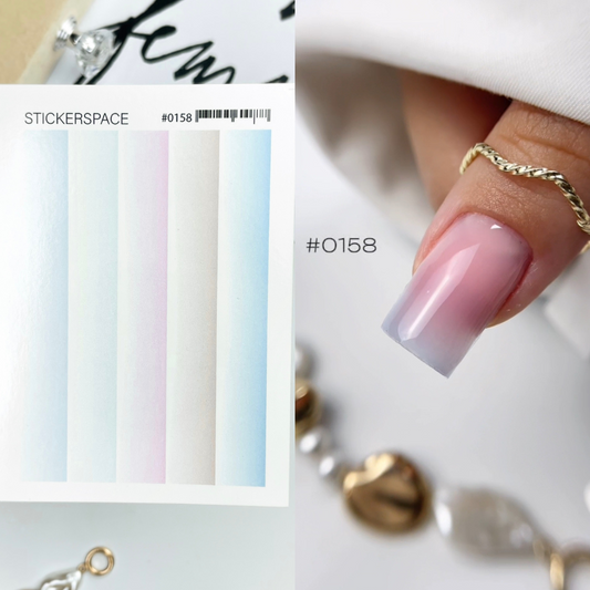 Слайдери для нігтів - Градієнт 0158