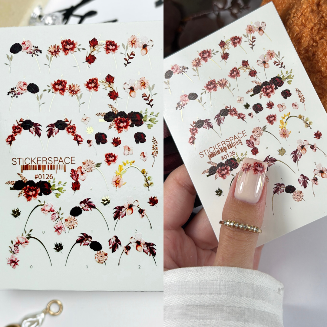 Комбіновані слайдери для нігтів - 0126