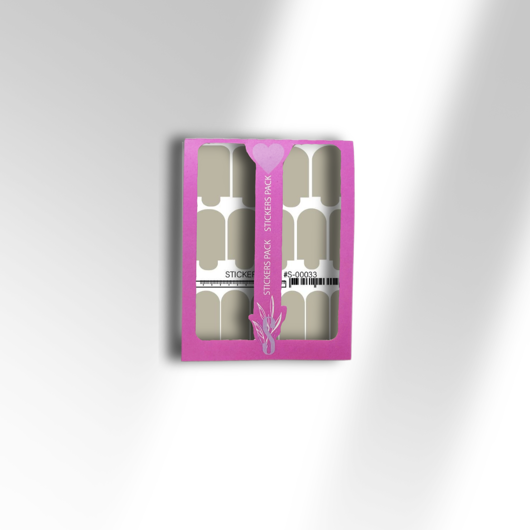 Міні-плівки для нігтів кольору хакі S-00033