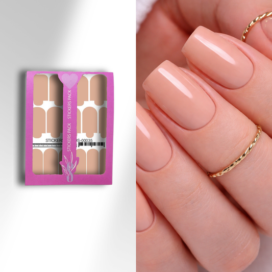 Nail wraps mini Beige-pink S-00035