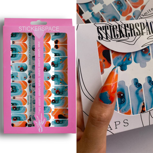 Nail wrap "Ochere"