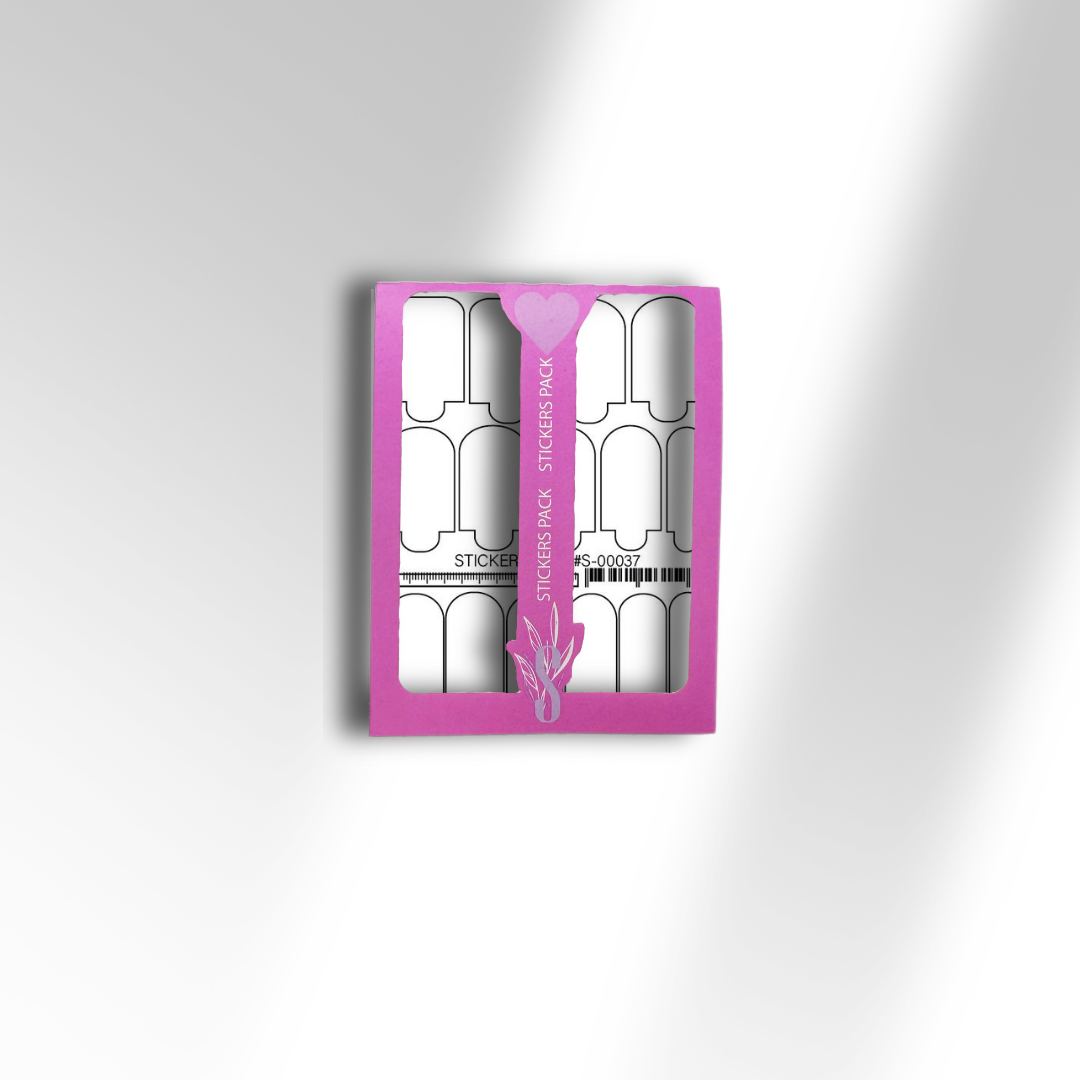 Міні-плівки для нігтів Білі S-00037