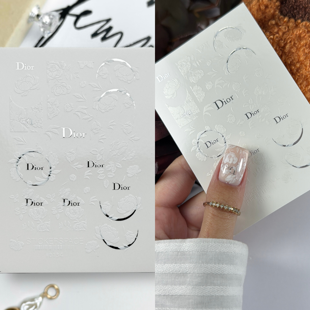 Комбіновані слайдери для нігтів - 0134