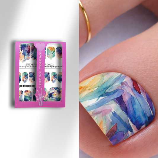 Nail pedicure wraps mini P-00002