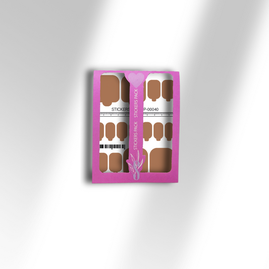 Міні-плівки для педикюру тілесого кольору P-00041