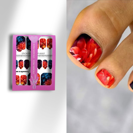 Nail pedicure wraps mini P-00007