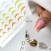 Manicure nail sliders - French Gradient 0178