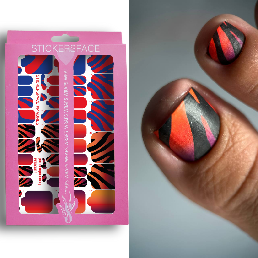 Плівки для педикюру "Madness"